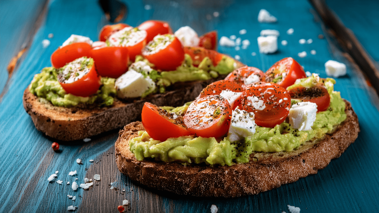 Blue Zone Breakfast Recipes Mediterranean Avocado Toast